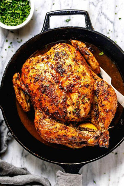 Roasted Whole Chicken (Serves 4-5